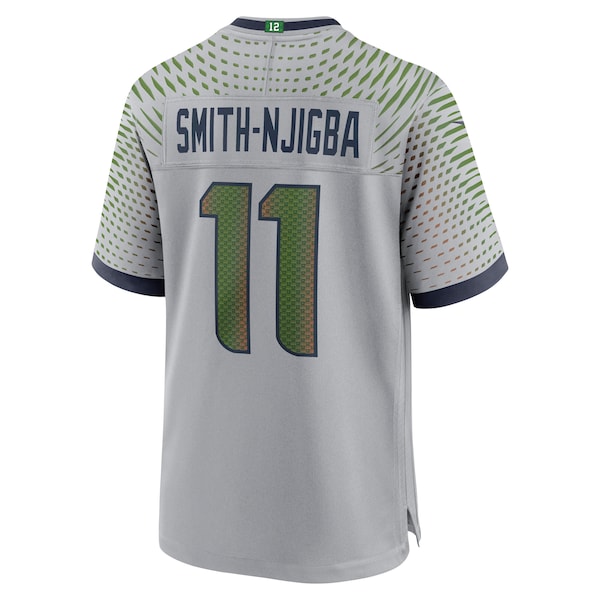 Jaxon Smith-Njigba Seattle Seahawks Nike 2025 Rivalries Collection Game Jersey - Wolf Gray