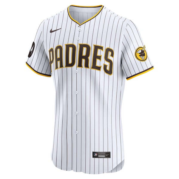 San Diego Padres Nike Home Elite Pick-A-Player Retired Roster Patch Jersey - White