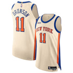 Jalen Brunson New York Knicks Nike Unisex 2025/26 Authentic Jersey - City Edition - Cream