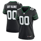New York Jets Nike Women's Alternate Custom Game Jersey - Legacy Black