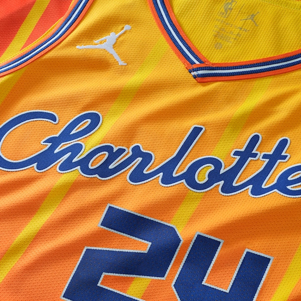 LaMelo Ball Charlotte Hornets Jordan Brand Unisex 2025/26 Authentic Jersey - City Edition - Orange