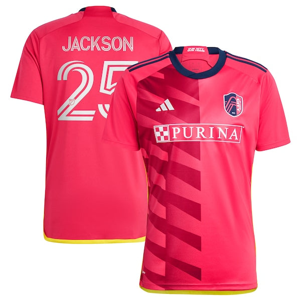 Aziel Jackson St. Louis City SC adidas 2024 The Spirit Kit Replica Player Jersey - Red