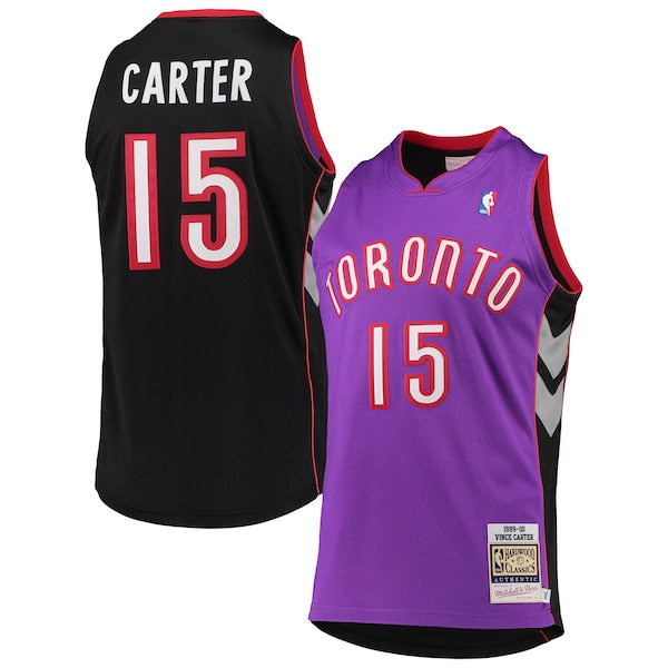Vince Carter Toronto Raptors 1999/2000 Hardwood Classics Authentic Jersey - Purple