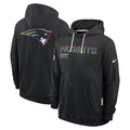 New England Patriots Nike 2025 NFL Crucial Catch Sideline Standard Issue Dri-FIT Hoodie - Black