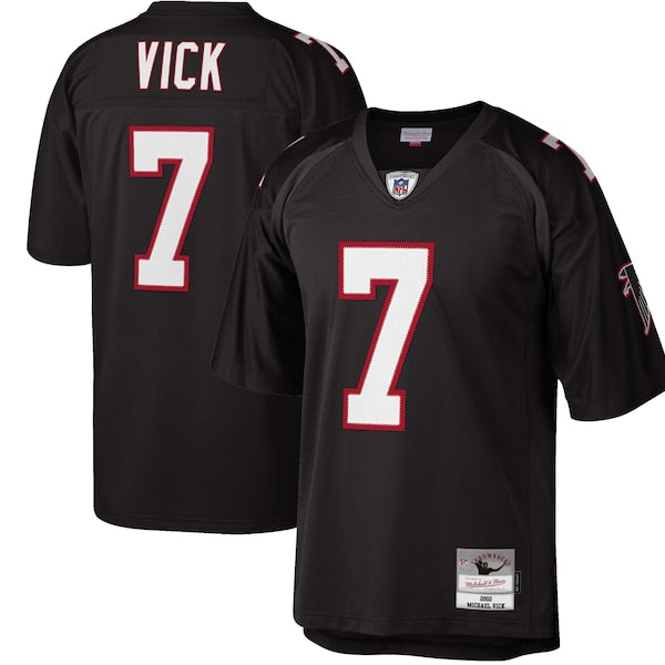 Michael Vick Atlanta Falcons 2002 Retired Player Replica Jersey - Black