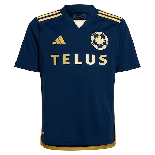Vancouver Whitecaps FC adidas Youth 2024 The 50 Replica Jersey - Navy