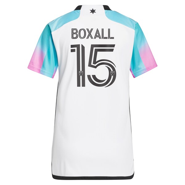 Michael Boxall Minnesota United FC adidas Women's 2024 The Northern Lights Kit Replica Jersey - White