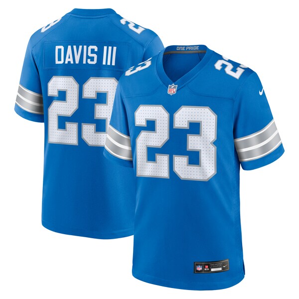 Carlton Davis III Detroit Lions Nike Game Jersey -  Blue