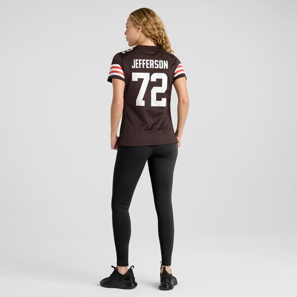Quinton Jefferson Cleveland Browns Nike Women's  Game Jersey -  Brown