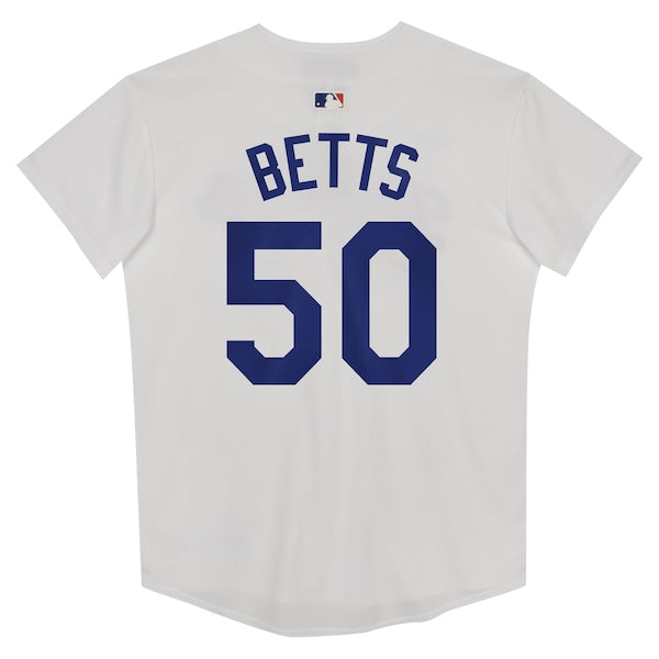 Mookie Betts Los Angeles Dodgers Nike Preschool Home Game Jersey - White