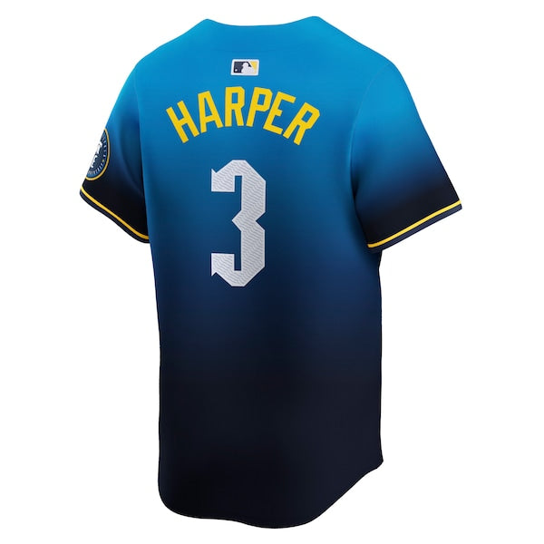 Bryce Harper Philadelphia Phillies Nike City Connect Limited Jersey - Blue