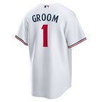 Minnesota Twins Nike #1 Groom Home Replica Jersey - White