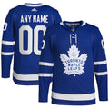 Toronto Maple Leafs adidas  Home  Primegreen Authentic Custom Jersey - Royal