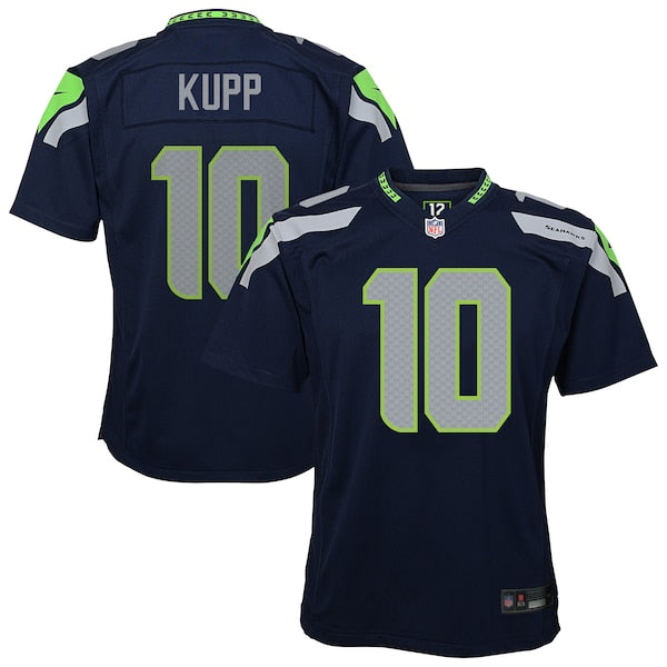 Cooper Kupp Seattle Seahawks Nike Youth Game Jersey - College Navy/Neon Green