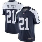 Ezekiel Elliott Dallas Cowboys Nike Alternate Vapor Limited Jersey - Navy/White