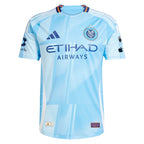 New York City FC adidas 2025 The Excelsior Kit Authentic Jersey - Light Blue