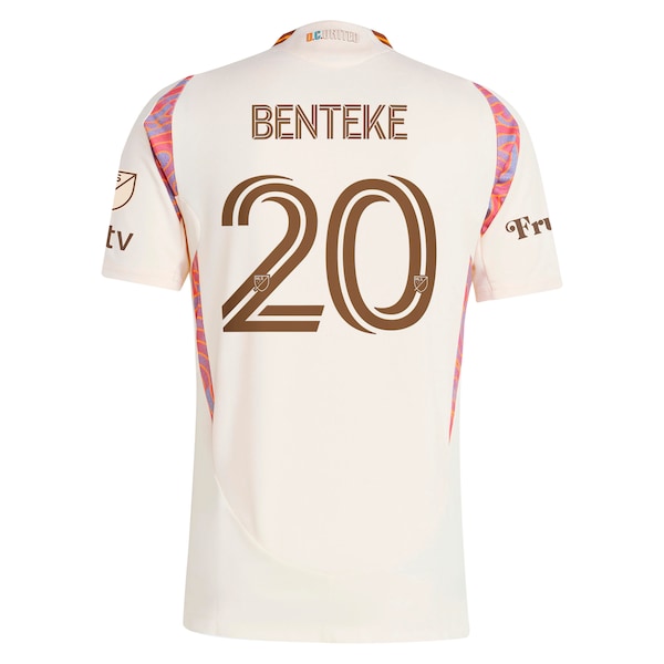 Christian Benteke D.C. United adidas 2025 The Soul Kit Authentic Player Jersey - Natural