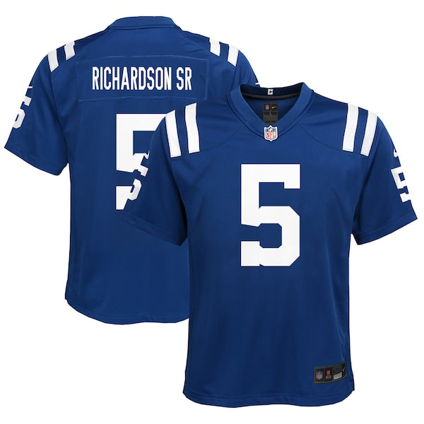 Anthony Richardson Sr. Indianapolis Colts Nike Youth Team Game Jersey - Royal