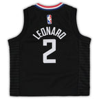 Kawhi Leonard LA Clippers Jordan Brand Toddler 2020/21 Jersey - Black - Statement Edition