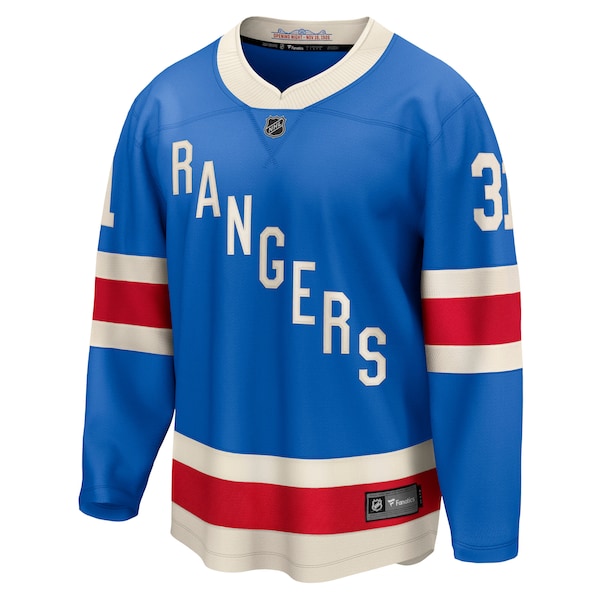 Igor Shesterkin New York Rangers  Centennial Breakaway Jersey - Blue