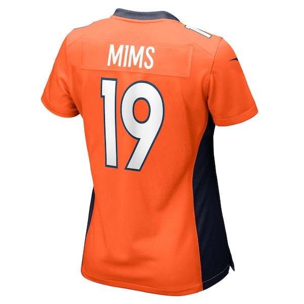 Marvin Mims Jr Denver Broncos Nike Women's Team Game Jersey -  Orange