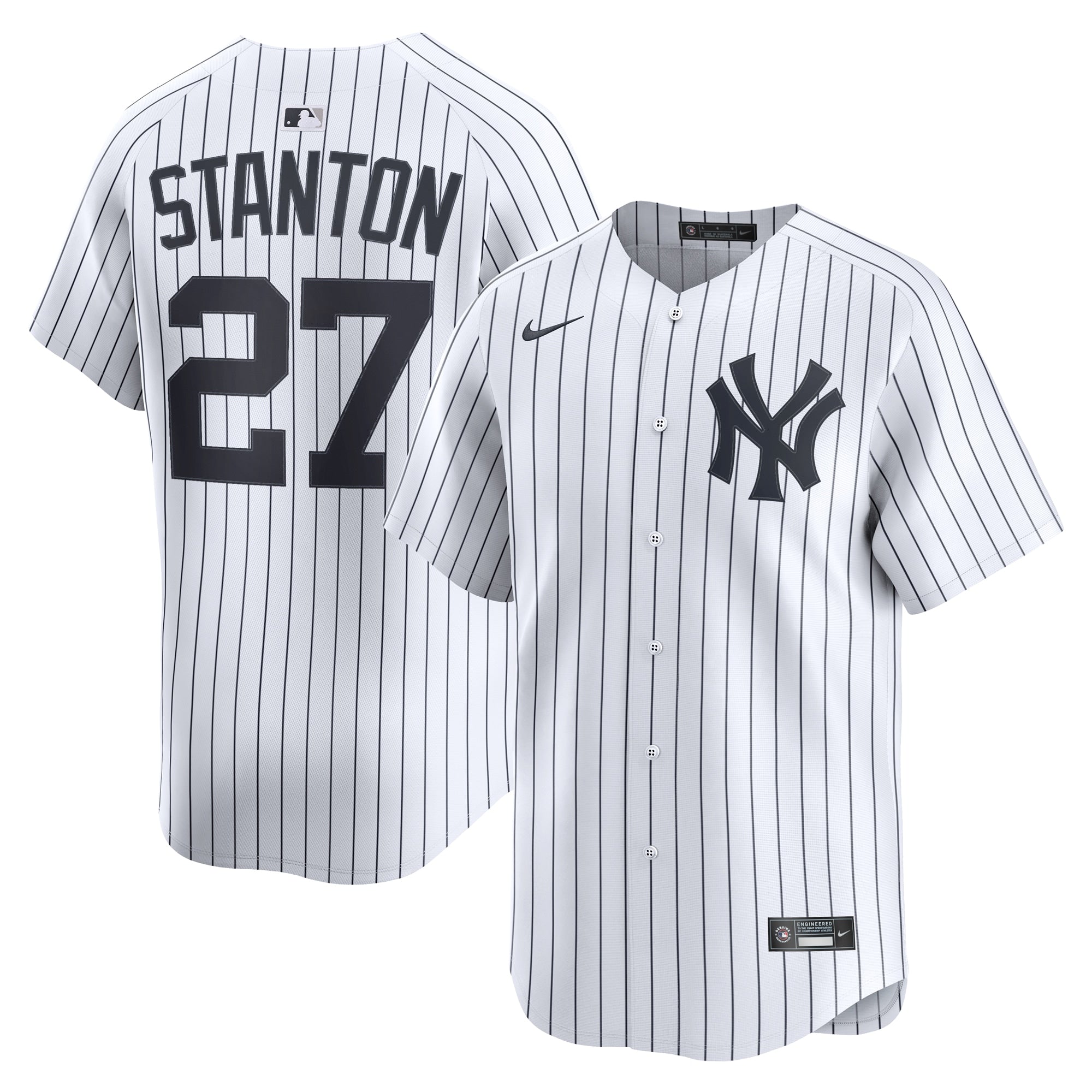 Giancarlo Stanton New York Yankees Nike Road Limited Jersey - Gray/White