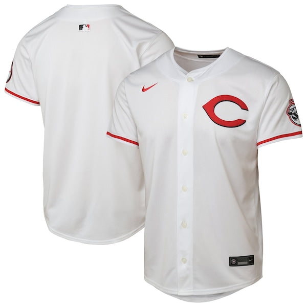 Cincinnati Reds Youth Alternate 2 Limited Jersey - White/Red