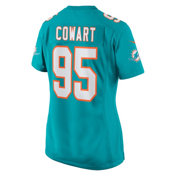 Byron Cowart Miami Dolphins Nike Women's  Game Jersey -  Aqua