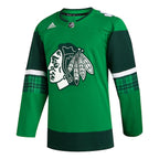 Chicago Blackhawks adidas 2023 St. Patrick's Day Primegreen Authentic Jersey - Kelly Green