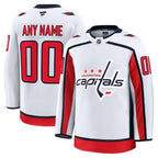 Washington Capitals  Away Premium Custom Jersey - White/Red/Black