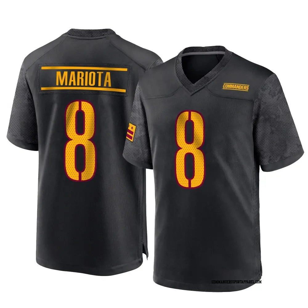 Marcus Mariota Washington Commanders Nike Game Jersey - Black