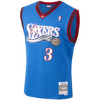 Allen Iverson Philadelphia 76ers 1999/2000 Hardwood Classics Swingman Jersey - Royal