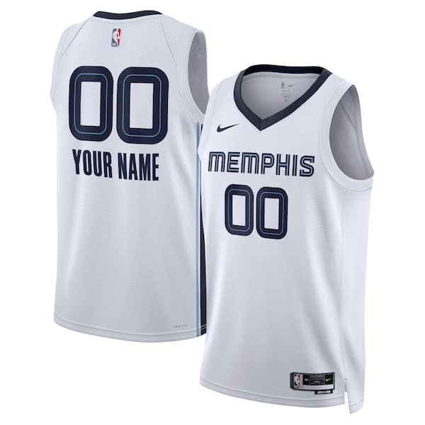 Memphis Grizzlies Nike Unisex Swingman Custom Jersey White - Association Edition