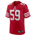 De'Vondre Campbell San Francisco 49ers Nike  Game Jersey -  Scarlet