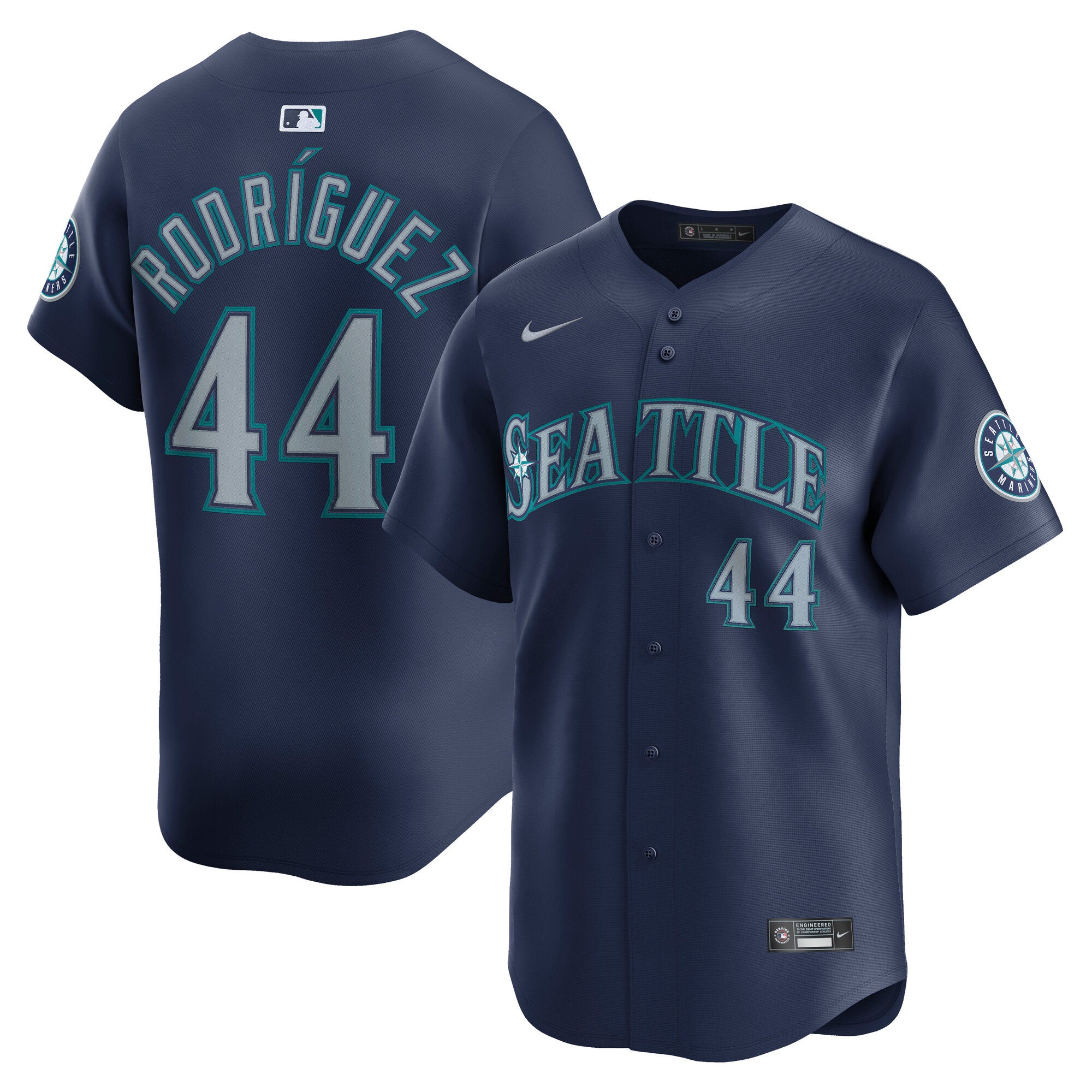Julio Rodriguez Seattle Mariners Nike Alternate Limited - Cream/Navy