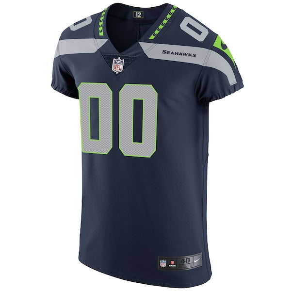 Seattle Seahawks Nike Vapor Untouchable Custom Elite Jersey - College Navy