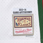 Giannis Antetokounmpo Milwaukee Bucks 2013/14 Hardwood Classics Swingman Jersey - White
