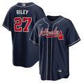 Austin Riley Atlanta Braves Nike Alternate Replica Jersey - Navy/White/Red