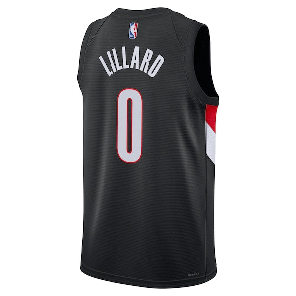 Damian Lillard Portland Trail Blazers Nike Unisex Swingman Jersey - Icon Edition - Black