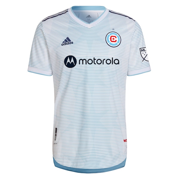 Gaston Gimenez Chicago Fire adidas 2022 Lakefront Kit Authentic Player Jersey - White