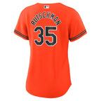 Adley Rutschman Baltimore Orioles Nike Women's Alternate Replica Player Jersey - Orange/White
