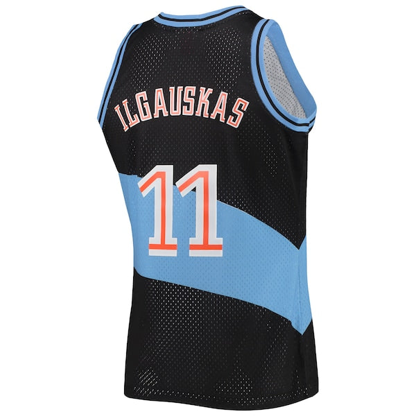 Zydrunas Ilgauskas Cleveland Cavaliers Hardwood Classics Swingman Jersey - Black