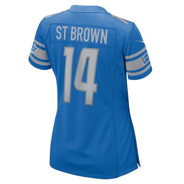Amon-Ra St. Brown Detroit Lions Nike Women's Game Player Jersey - Blue