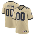 New Orleans Saints Nike Youth Gameday Golds Alternate Custom Game Jersey - Gold