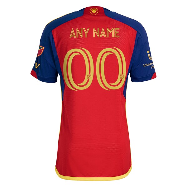 Real Salt Lake adidas 2024 Peak Utah Authentic Custom Jersey – Red