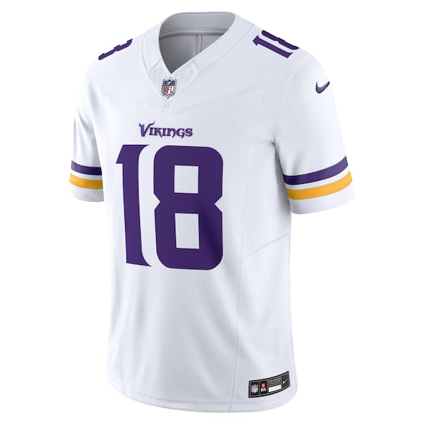 Justin Jefferson Minnesota Vikings Nike Vapor F.U.S.E. Limited Jersey - White/Purple