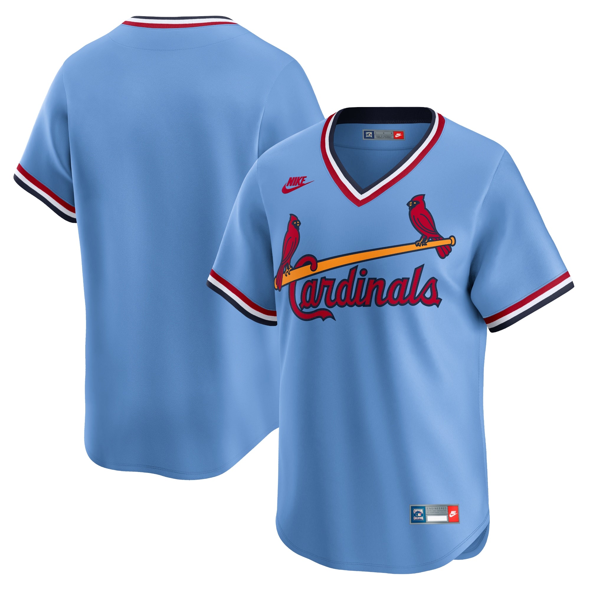 St. Louis Cardinals Nike Cooperstown Collection Limited Jersey - White/Blue