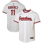 Jose Ramirez Cleveland Guardians Nike Youth Home Limited Player Jersey - White/Cobalt