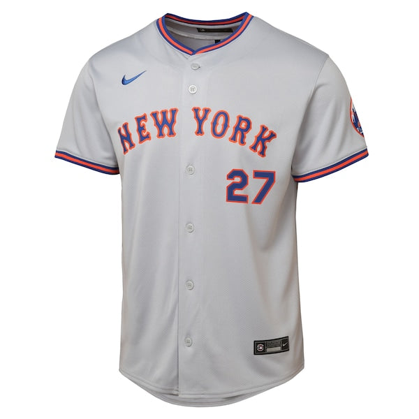 Mark Vientos New York Mets Nike Youth Road Limited Jersey – Gray/Royal