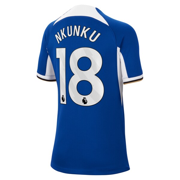 Christopher Nkunku Chelsea Nike Youth 2023/24 Home Stadium Replica Jersey - Blue